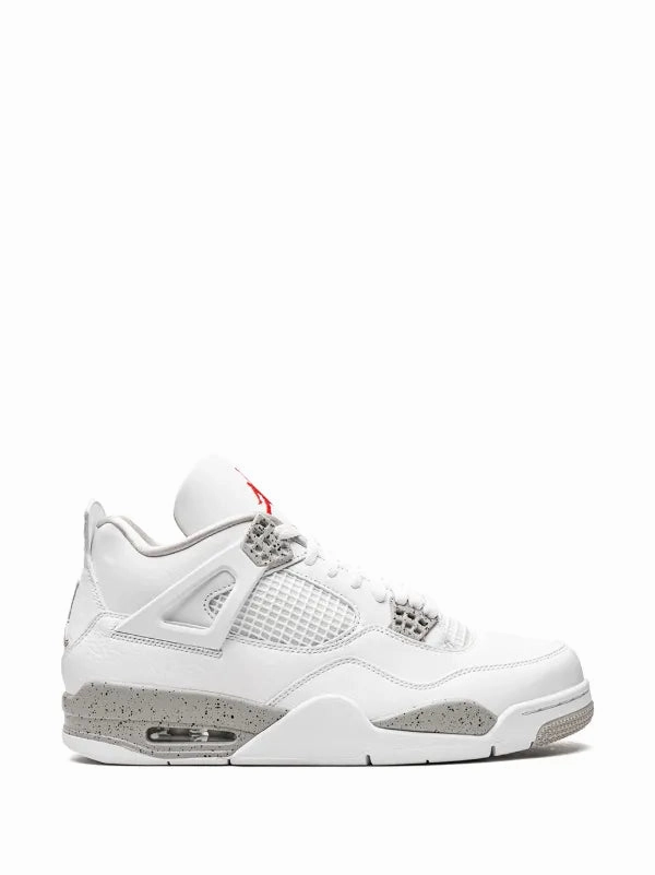 Wide - base Zoom air Air Jordan 4 Retro "White Oreo"