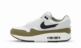 Nike air max 1 white black medium olive Step Smart Breath Option