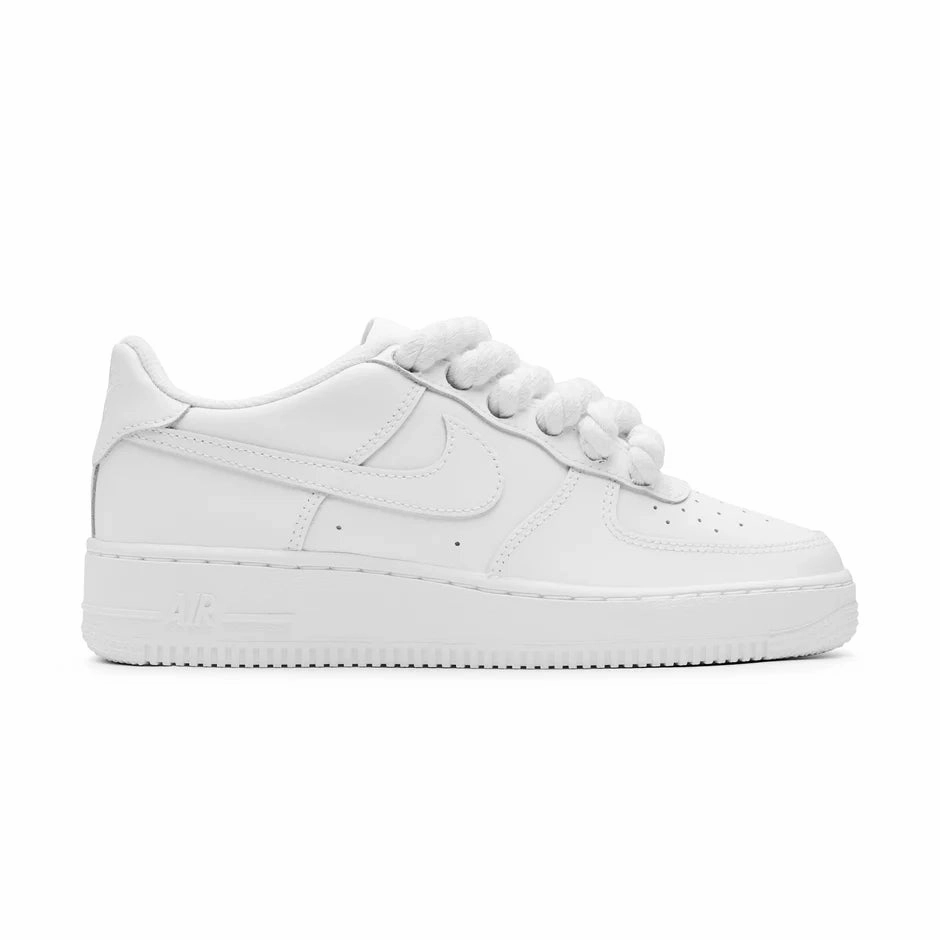Easy Support Classic Power Nike Air Force 1 07 'White Rope Lace'
