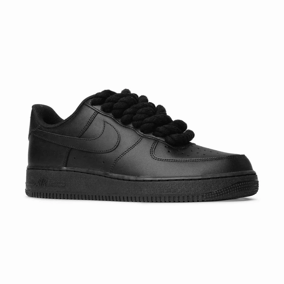 Nike Air Force 1 07 'Black Rope Lace' Quick Outing Ultra Performance