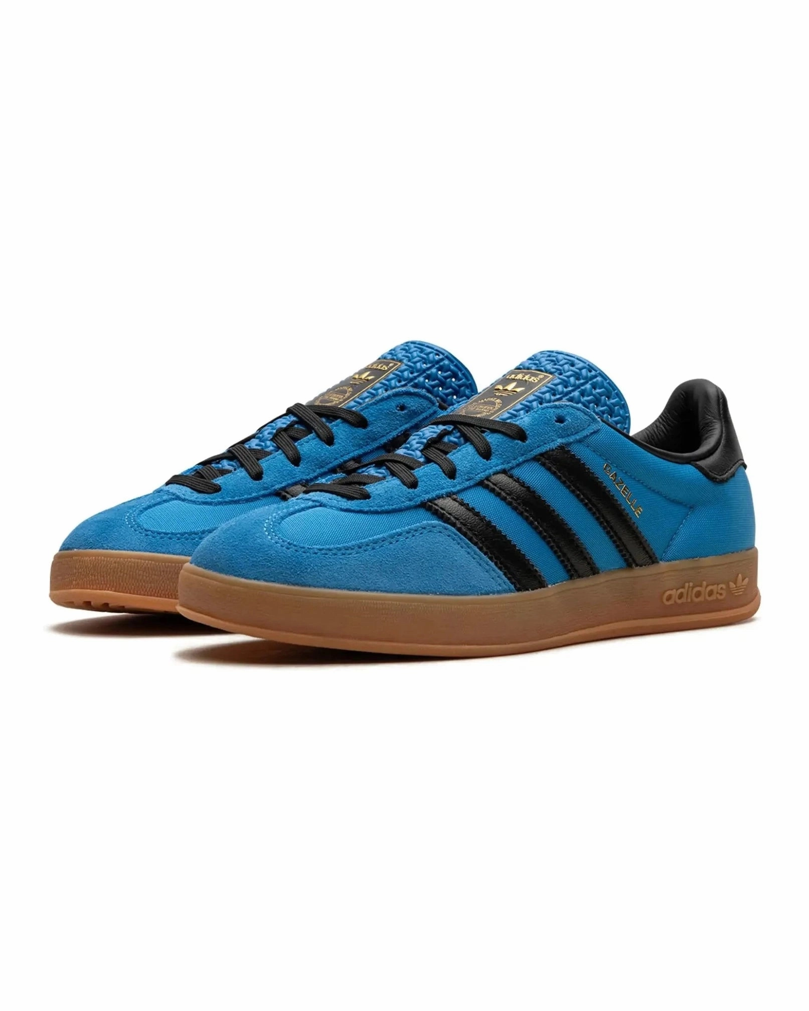 Adidas Gazelle Indoor Bright Blue Black Gum Quick Walk Every Move