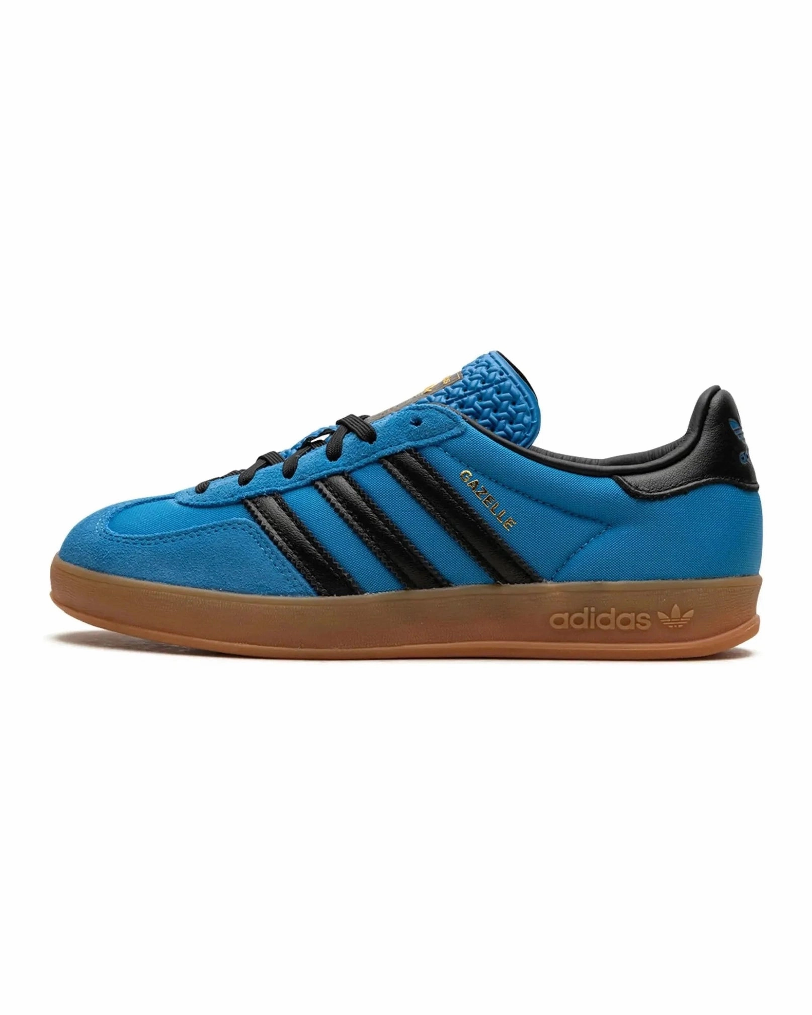 Adidas Gazelle Indoor Bright Blue Black Gum Athletic Touch