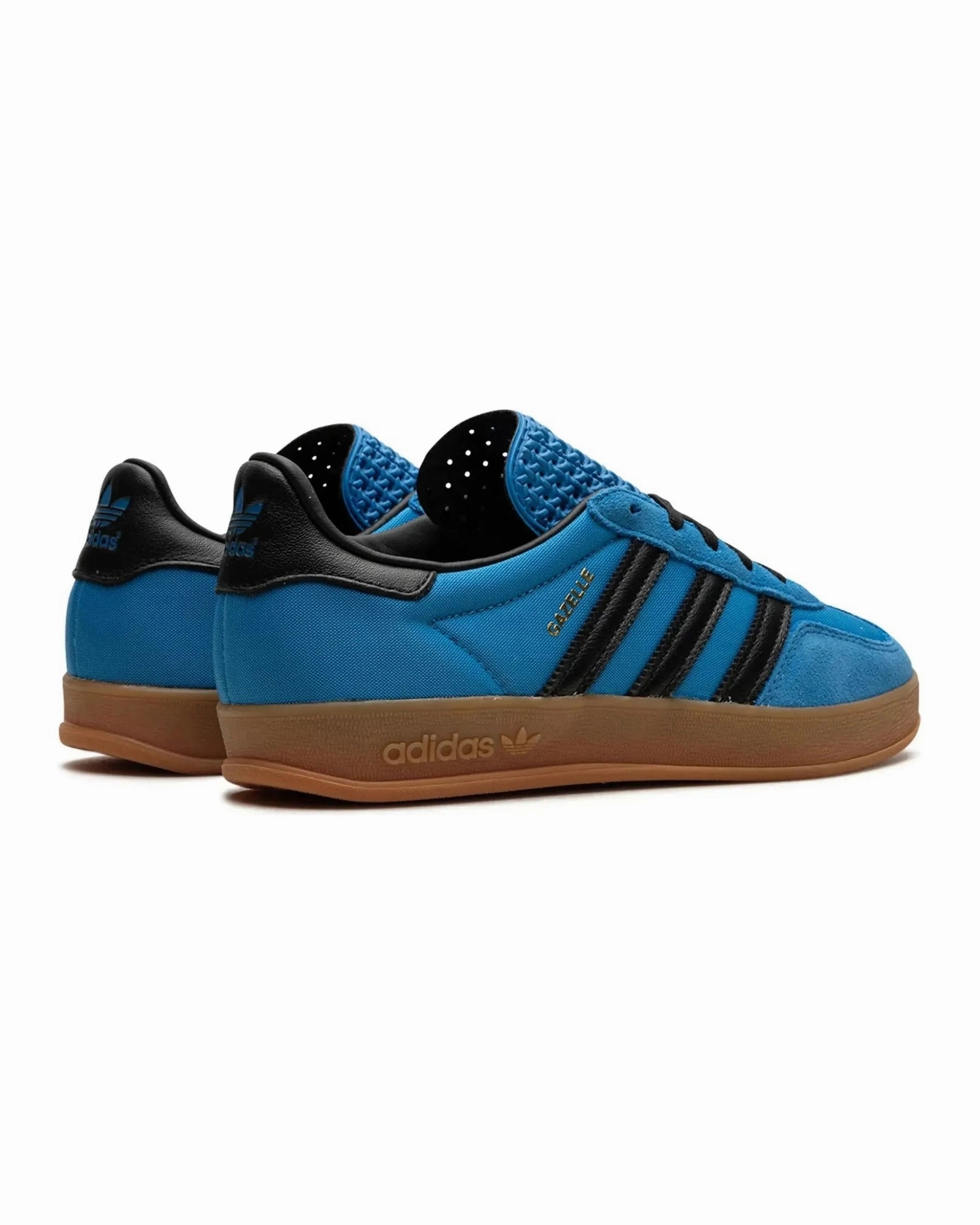 Eco Wear Fast Step Adidas Gazelle Indoor Bright Blue Black Gum