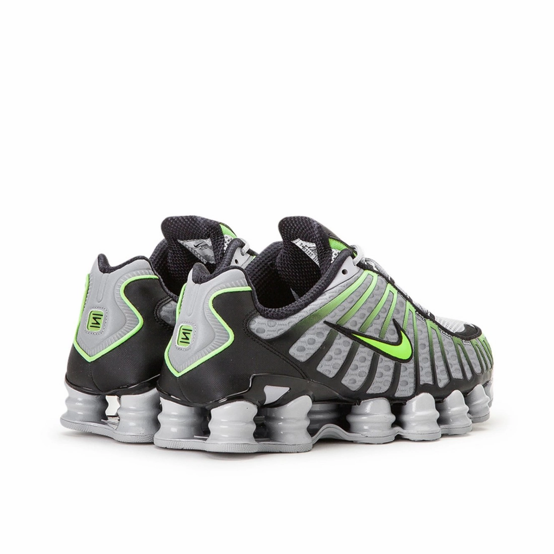 Fresh flexibility Glam shock absorption Nike Shox TL (Grey / Green)