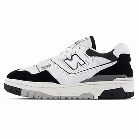 lugged outsole shoes treadmill running shoes New balance 550 "White/Black" sneakers