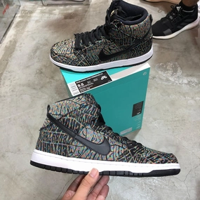 DS 2016' Nike Dunk High Pro SB TRIPPER PACK Clean Form Trendy Performance