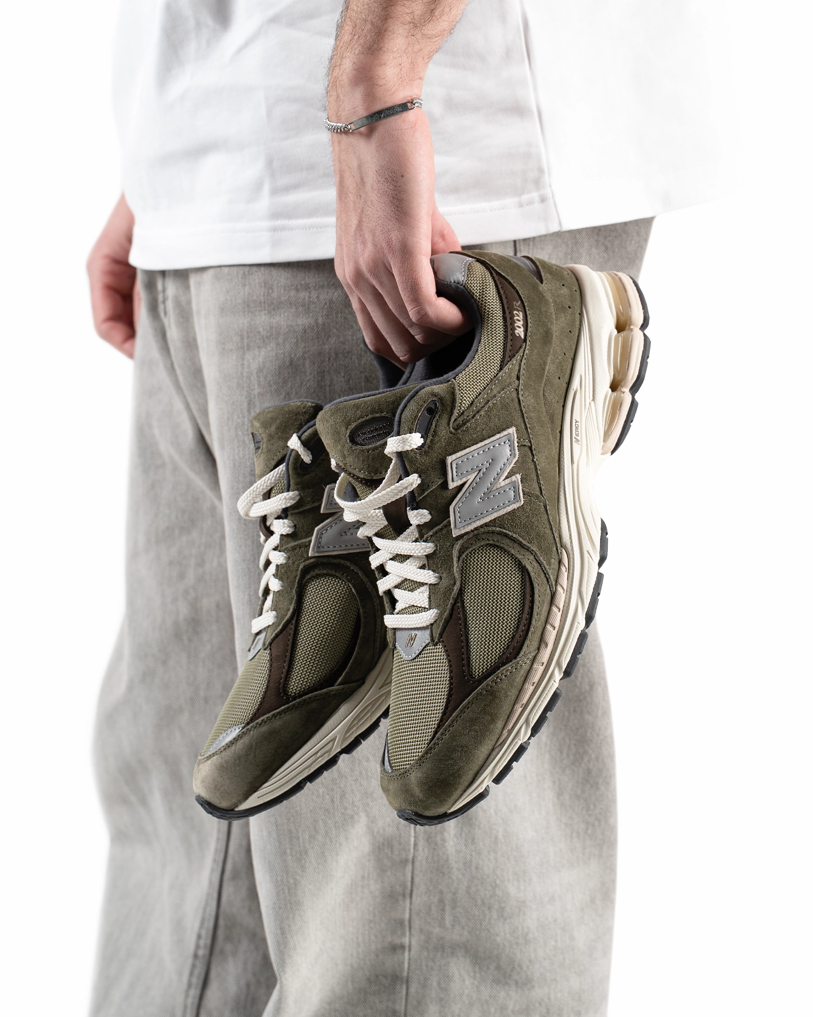 New Balance 2002R Olive Brown High Mobility Modern Walk