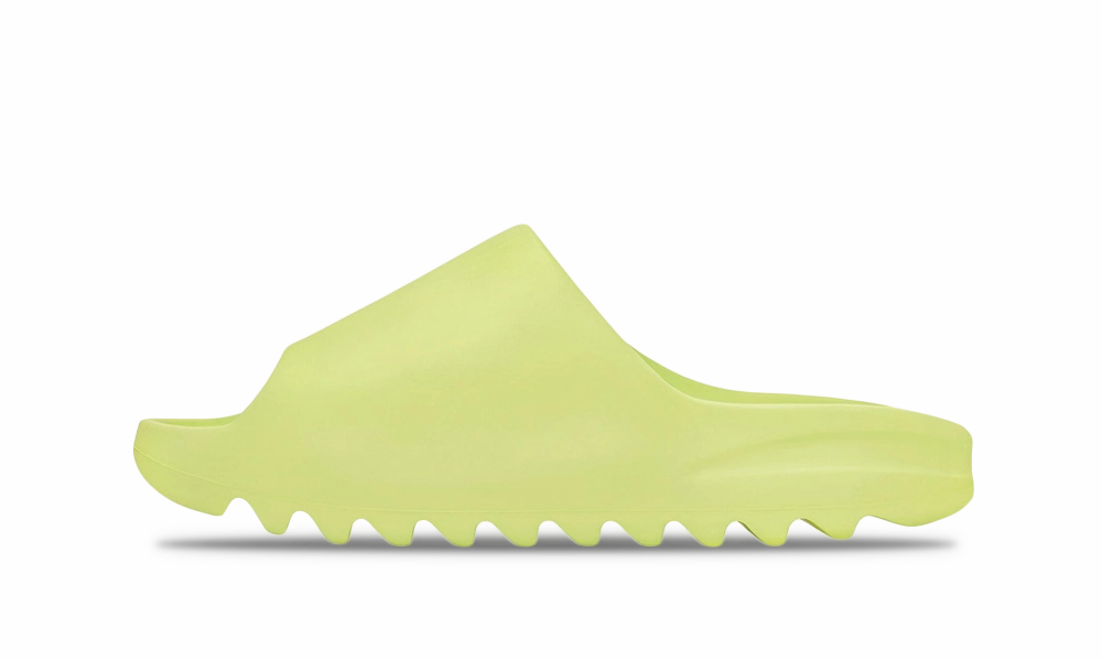 Effortless Slip Weekend Ready Adidas Yeezy Slide Glow Green