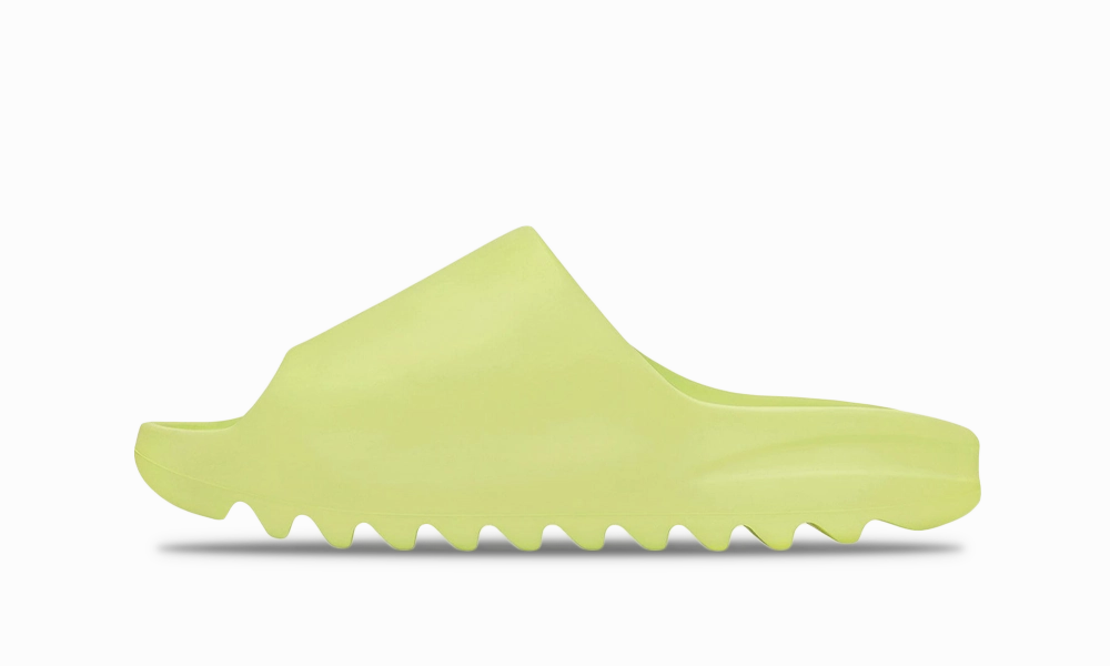 Adidas Yeezy Slide Glow Green FlexGrooves