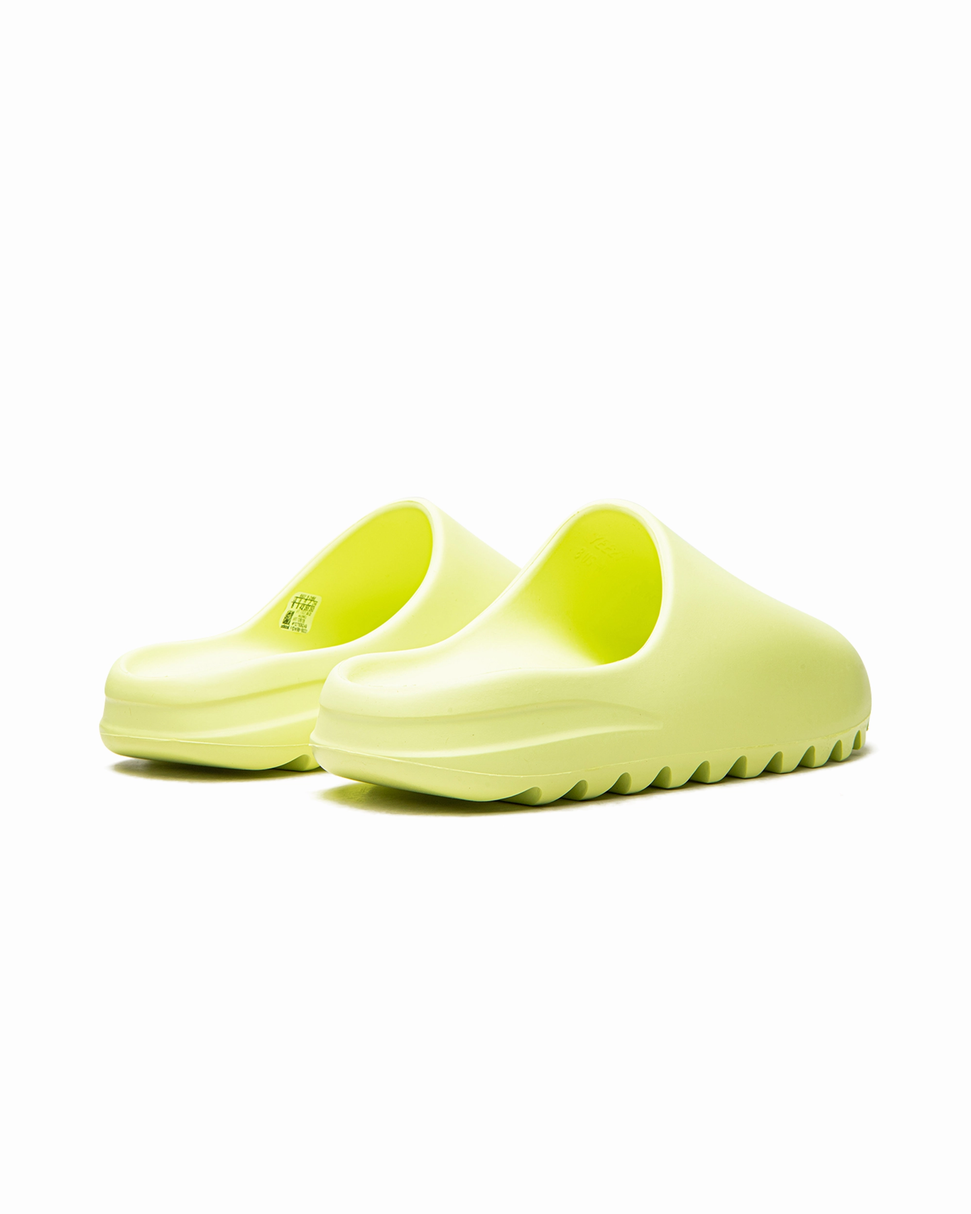 Reflective adidas Yeezy Slide Glow Green