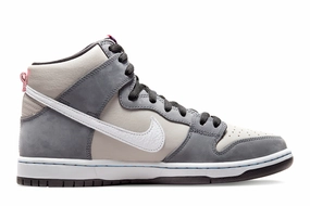 Lightweight Build Nike SB Dunk High "Medium Grey Pink"