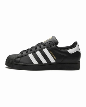 High Density Adidas Superstar Core Black Cloud White Gold