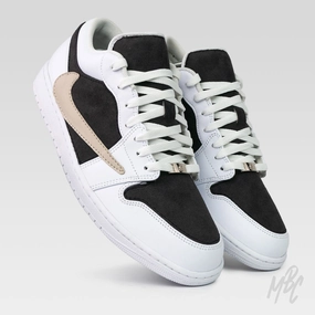 Cactus Suede - Jordan 1 Low Custom Light Walk