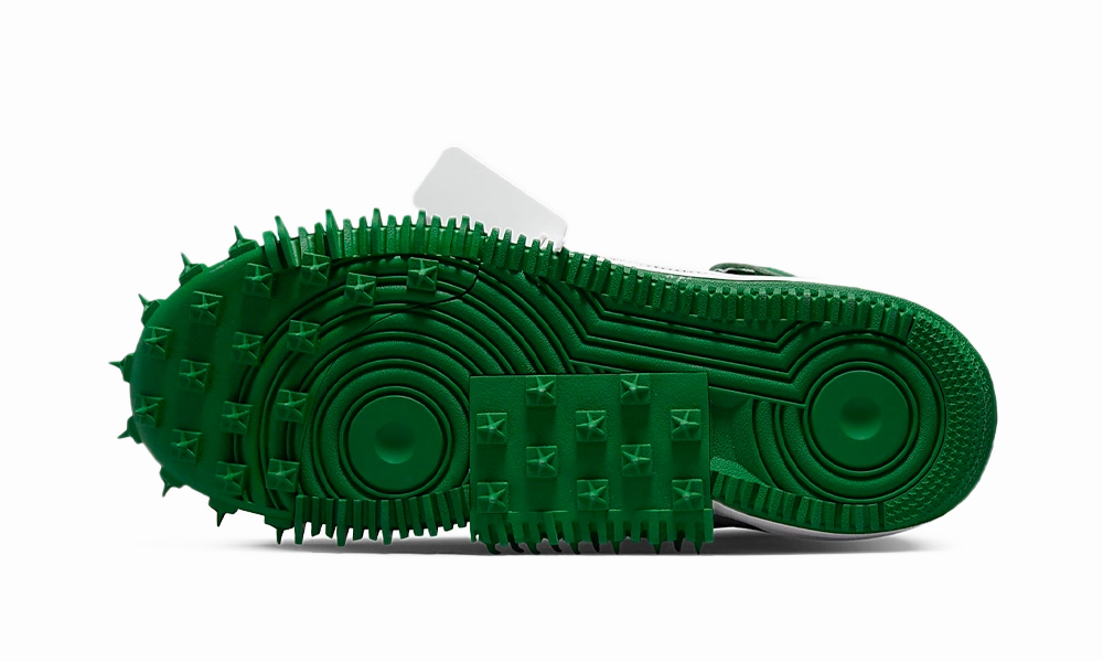 outdoor running shoes reliable - performance shoes Nike Air Force 1 Mid Off-White Pine Green