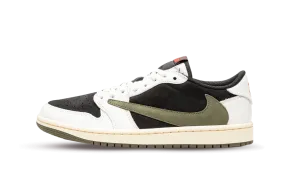 race - day running shoes Full Cushioning Air Jordan 1 Retro Low OG SP x Travis Scott Olive (W)