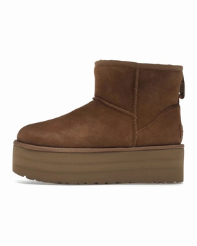 Smooth Balance UGG Classic Mini Platform Boot Chestnut (W)