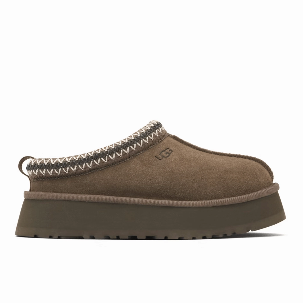 Slim Sole Bow Base UGG Tazz Slipper Hickory (W)