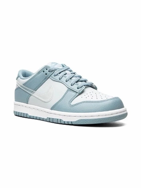 Soft Glide Nike Dunk Low "Clear Swoosh/Blue" sneakers
