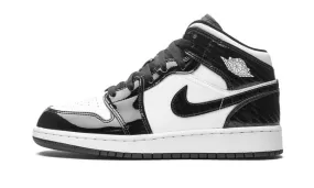 treadmill - suitable Cushioned Sole Air Jordan 1 Mid Carbon Fiber (GS)