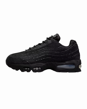 running in a tied - arch bridge area shoes Nike Air Max 95 OG Levis Black