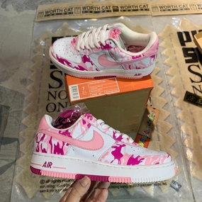 RARE DS 2004' Nike Air Force 1 Low REAL PINK CAMO Sporty Fit