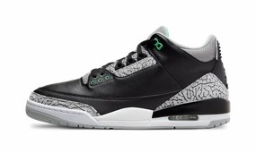 Sophisticated Look Breathable Grip Air Jordan 3 Retro Green Glow