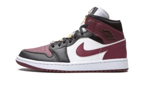 Jordan 1 Mid SE Black Dark Beetroot (W) Running - companion