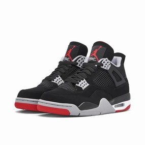 Air Jordan 4 OG 'Bred' 2019 space - themed running shoes