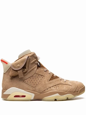 energy - returning - midsole - feature shoes Jordan x Travis Scott Air Jordan 6 Retro SP "British Khaki Promo Sample"