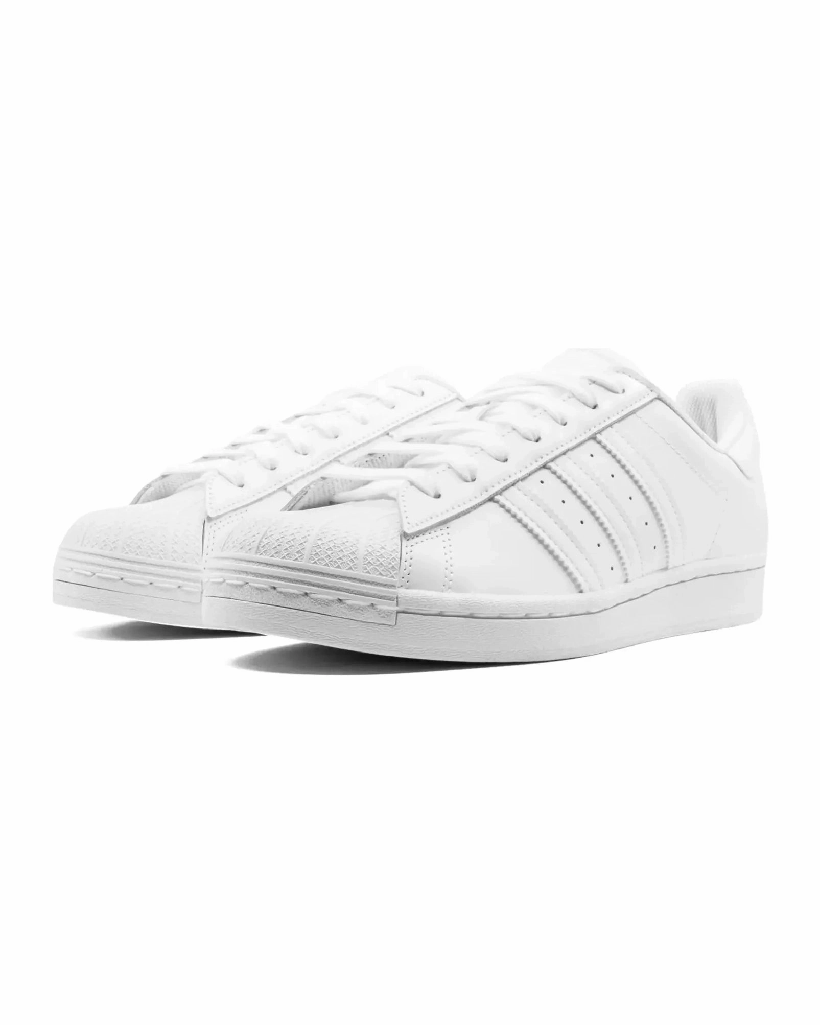 No Tie Layered Design Adidas Superstar Triple White