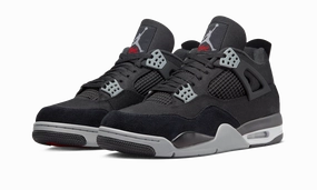 Air Jordan 4 Retro SE Black Canvas Plush Sole Foam Midsole