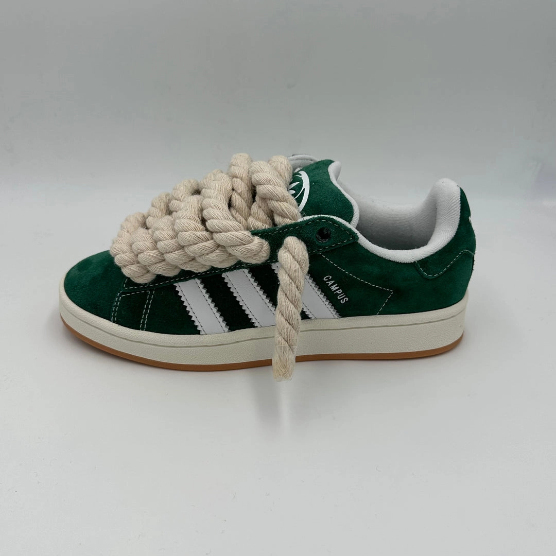 Outdoor Style Grab Easy Adidas Originals Junior Campus 00S Green with rope laces  Sneaker