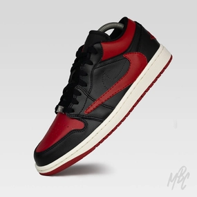 Chicago Reverse Swoosh - Jordan 1 Low Custom Chic Walk