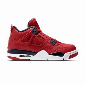Air Jordan 4 Retro GS 'FIBA' Iconic Style Luxurious lining