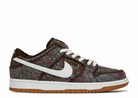 Nike SB Dunk Low Pro Paisley Brown Running Performance Athletic Footwear