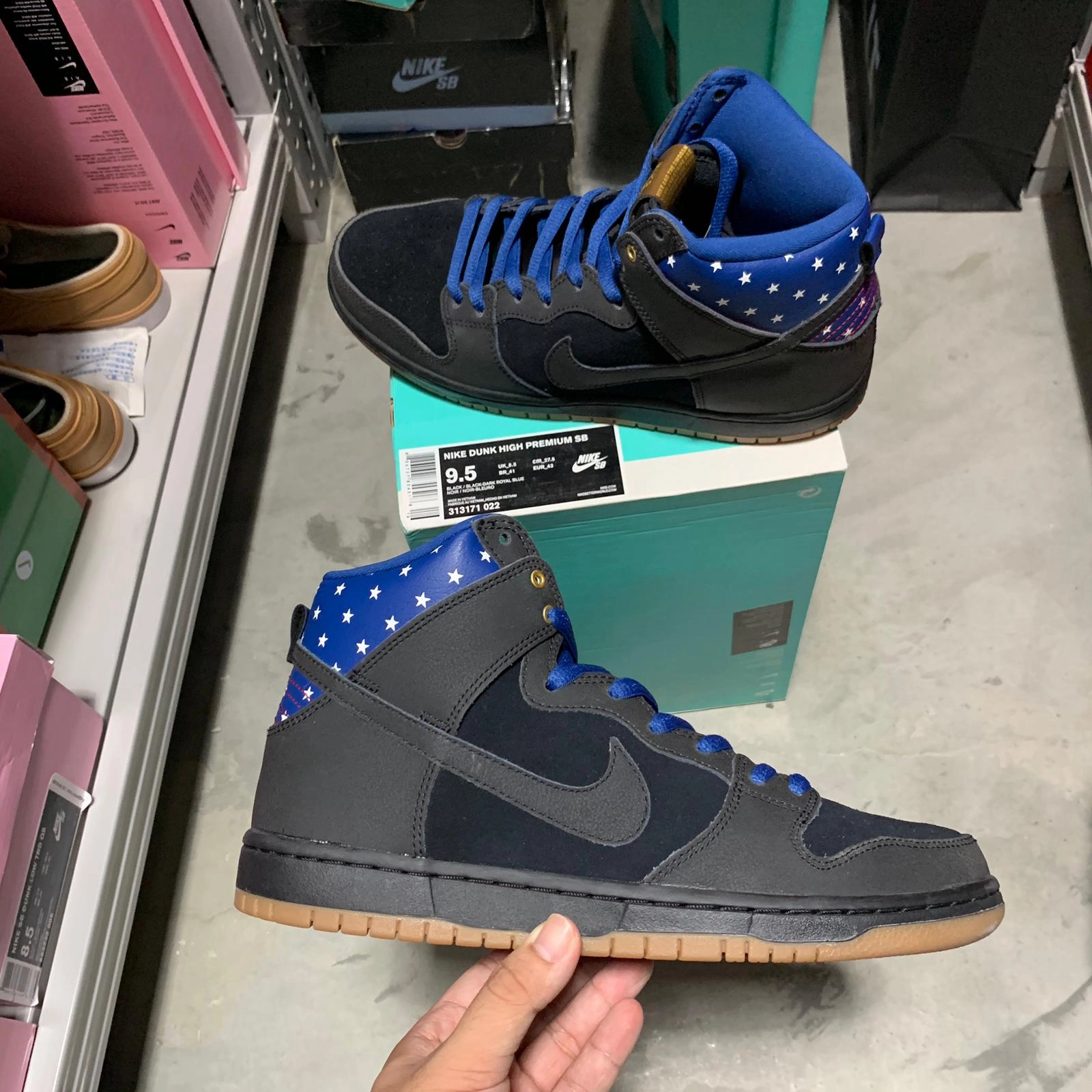 Steady Grip DS 2014' Nike Dunk High Pro SB CAPTAIN AMERICA