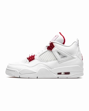 Breathable layers Stylish grip Nike Air Jordan 4 Retro Metallic Red