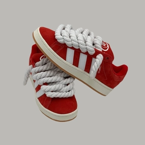 Red ADIDAS CAMPUS X ROPE LACES Trail Hike