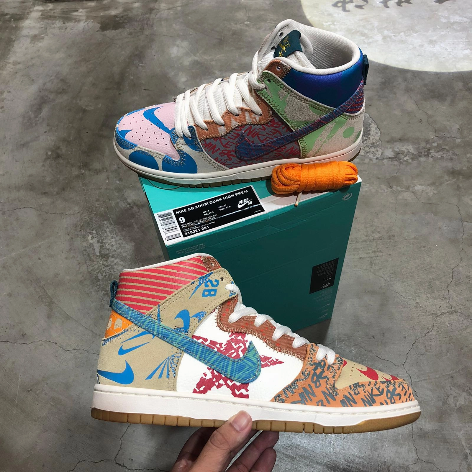 DS 2017' Nike Dunk High Pro SB THOMAS CAMPBELL WHAT THE DUNK Multi-Use Shoes