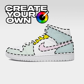 OG Colourway (Create Your Own) - Jordan 1 Mid Custom Sunset Step
