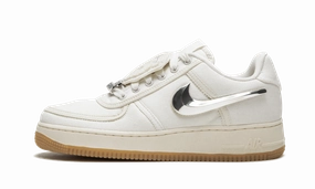 fartlek - running shoes hand - washable Nike Air Force 1 Low Travis Scott Sail
