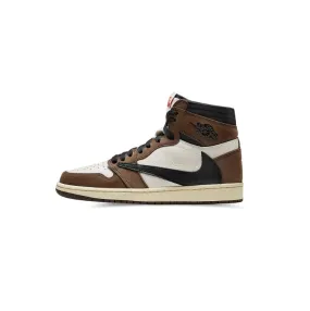 Pavement - running summer - suitable Travis Scott x Air Jordan 1 Retro High OG 'Mocha'