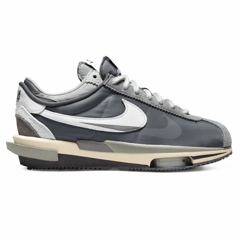 logo - strapped shoes Nike Zoom Cortez SPx Sacai 'Iron Grey'