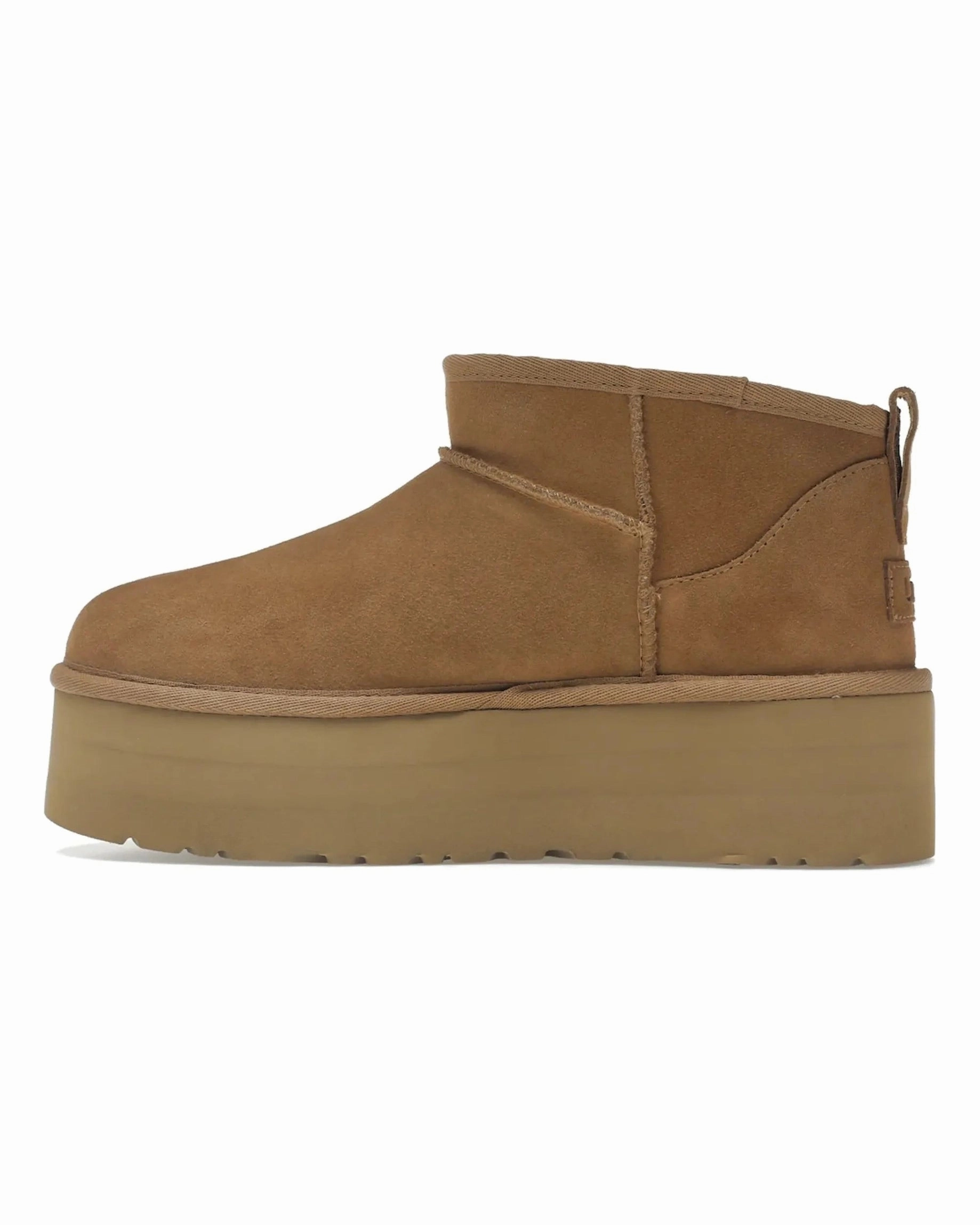 Step Lift UGG Classic Ultra Mini Platform Chestnut (W)