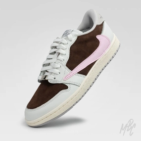 Shady Step Street Proof Dust Pink - Jordan 1 Low Custom OG