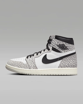 Bright Step Basic Design Nike - Air Jordan 1 Retro High OG - White Cement