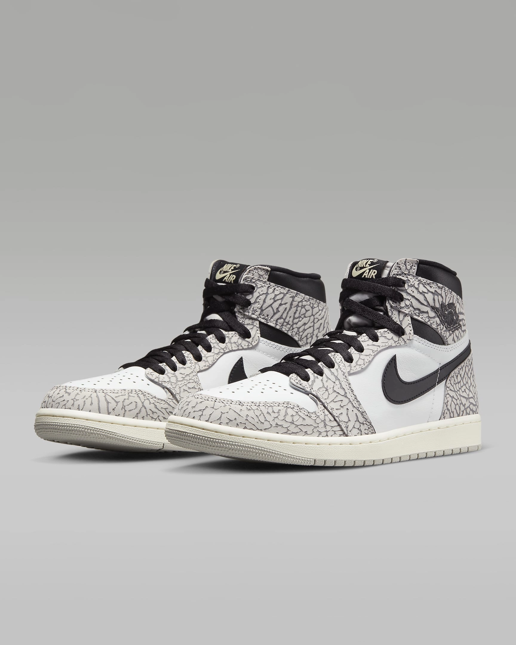 Zipper Closure Nike - Air Jordan 1 Retro High OG - White Cement