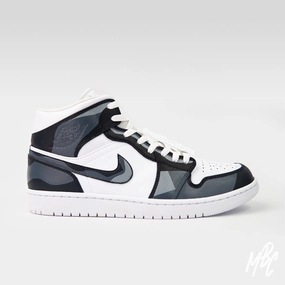 2D Illustration - Jordan 1 Mid Custom Smooth Touch Heat Step