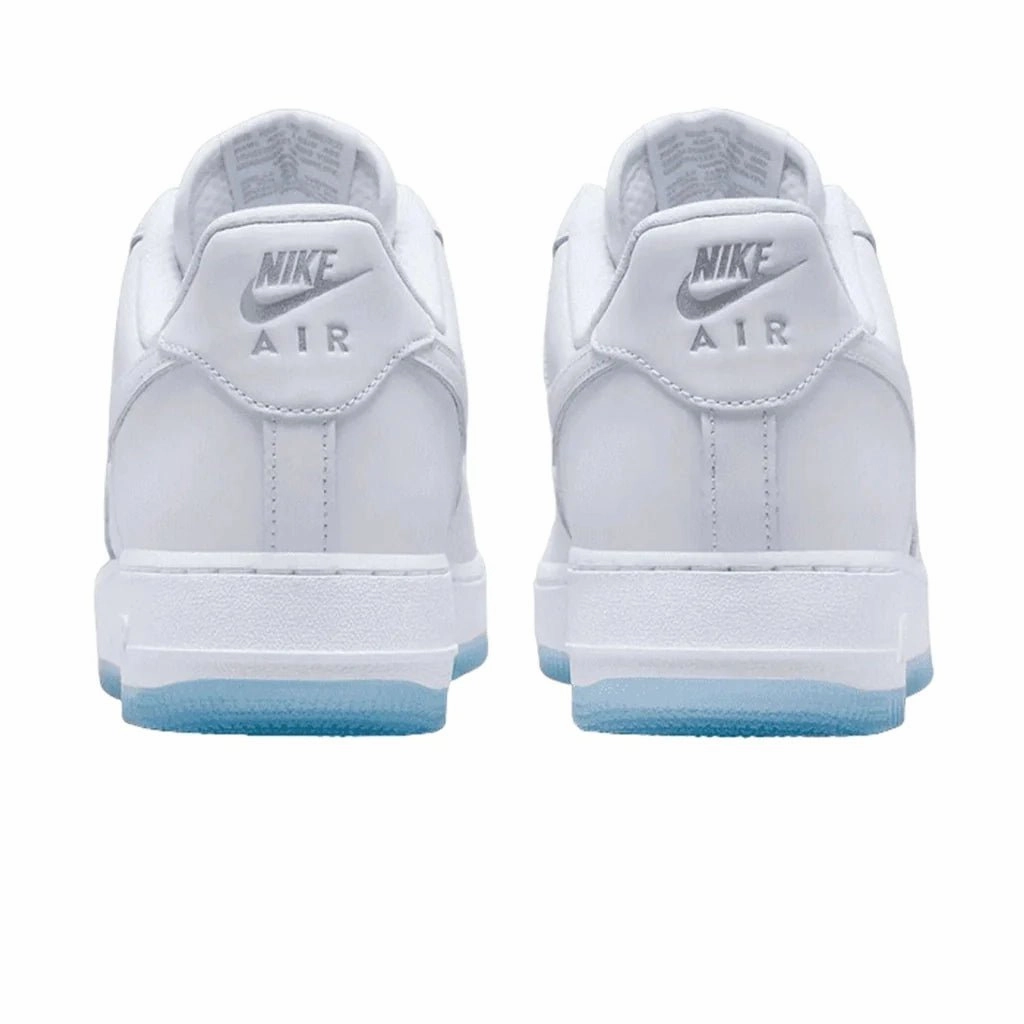 Retro-inspired performance Nike Air Force 1 Low 'White Icy Blue'