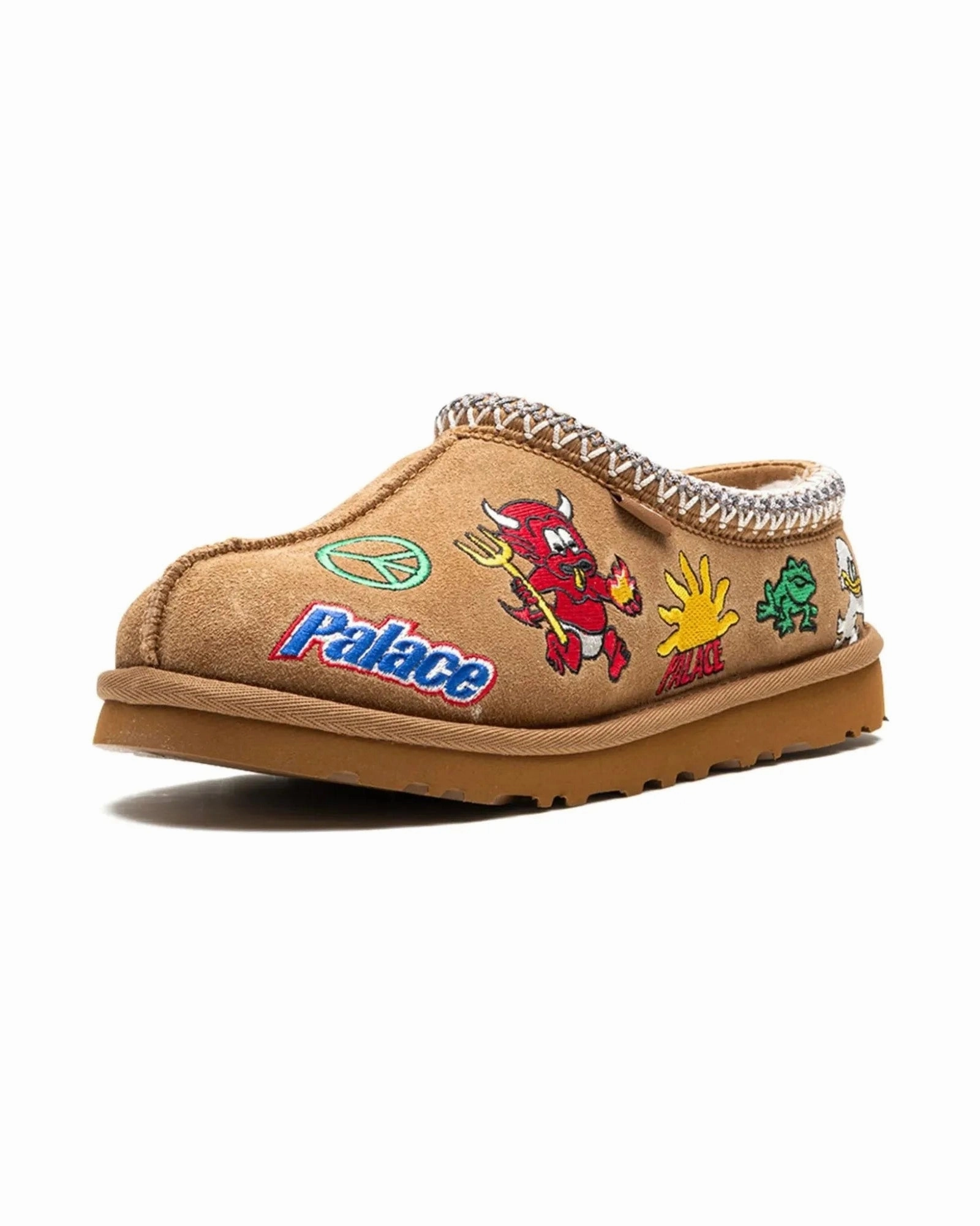 Warm Look Cozy Walk UGG Tasman Slipper X Palace Chestnut